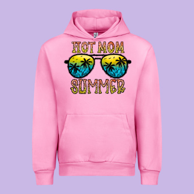 Hot Mom Summer Urban Hoodie Designed By Cowhidedigitalart