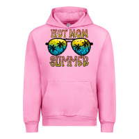 Fuchsia Pink hot mom summer Urban Hoodie - CowhideDigitalArt