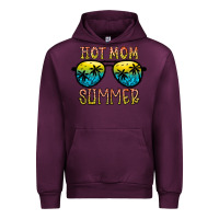 Mauve Wine hot mom summer Urban Hoodie - CowhideDigitalArt