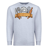 Heather Grey customized chef tools Premium Sweatshirt - MaliasSmallBusiness