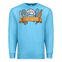 Ocean Blue customized chef tools Premium Sweatshirt - MaliasSmallBusiness