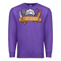 Purple customized chef tools Premium Sweatshirt - MaliasSmallBusiness