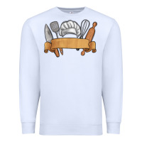 White customized chef tools Premium Sweatshirt - MaliasSmallBusiness