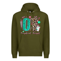 Army Green ot occupational therapist Premium Hoodie - AdoDesignShop