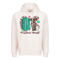 Pale Pink ot occupational therapist Premium Hoodie - AdoDesignShop