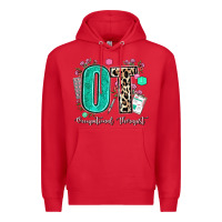 Red ot occupational therapist Premium Hoodie - AdoDesignShop