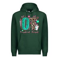 Sports Green ot occupational therapist Premium Hoodie - AdoDesignShop