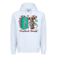 White ot occupational therapist Premium Hoodie - AdoDesignShop