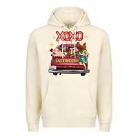 Sandshell valentine's day truck farm animals cupid xoxo Premium Hoodie - FaDigitalArtStudio