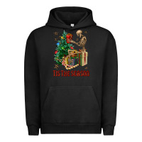 Pigment Black Skeleton tis the season Urban Hoodie - FaDigitalArtStudio