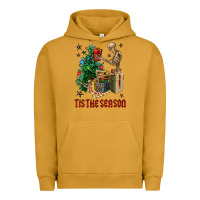Pigment Peanut Butter Skeleton tis the season Urban Hoodie - FaDigitalArtStudio