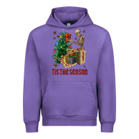 Tulip Skeleton tis the season Urban Hoodie - FaDigitalArtStudio