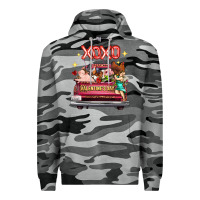 Slate Camo valentine's day truck farm animals cupid xoxo Premium Hoodie - FaDigitalArtStudio