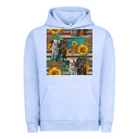 Pigment Grape Ice two cute heifers seamless pattern Urban Hoodie - HRA Design Shop