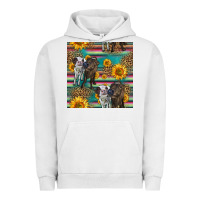 Pigment Lunar Rock two cute heifers seamless pattern Urban Hoodie - HRA Design Shop