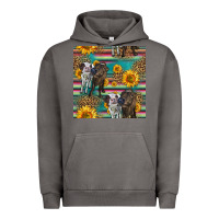Pigment Tornado two cute heifers seamless pattern Urban Hoodie - HRA Design Shop