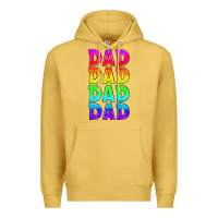Antique Gold lgbtq dad Premium Hoodie - HRA Design Shop