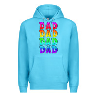 Ocean Blue lgbtq dad Premium Hoodie - HRA Design Shop