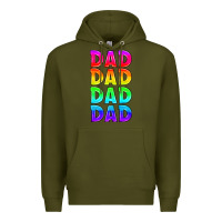 Army Green lgbtq dad Premium Hoodie - HRA Design Shop