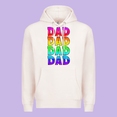 Lgbtq Dad Premium Hoodie Designed By Hra Design Shop