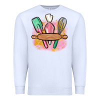 White customized kitchen elements Premium Sweatshirt - MaliasSmallBusiness