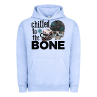 Pigment Grape Ice Chilled to the bone skull winter Urban Hoodie - FaDigitalArtStudio