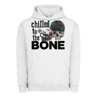 Pigment Lunar Rock Chilled to the bone skull winter Urban Hoodie - FaDigitalArtStudio