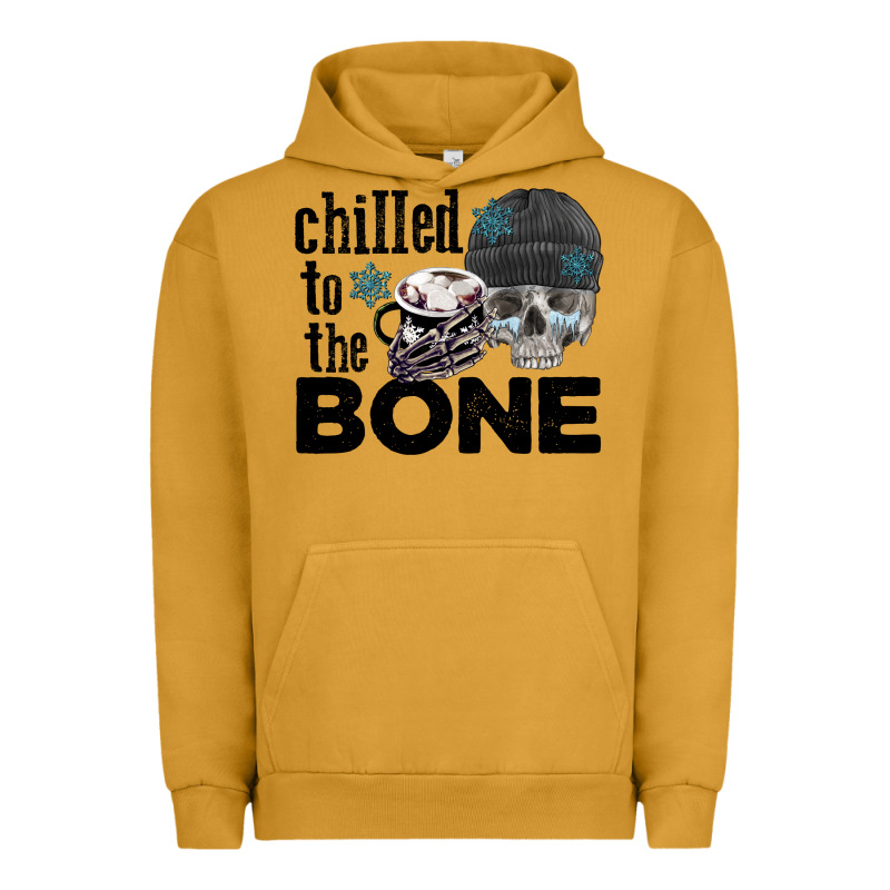 Chilled To The Bone Skull Winter Urban Hoodie by FaDigitalArtStudio | Teevron