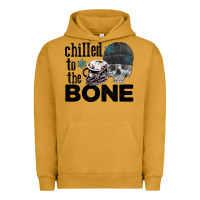 Pigment Peanut Butter Chilled to the bone skull winter Urban Hoodie - FaDigitalArtStudio