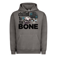 Pigment Tornado Chilled to the bone skull winter Urban Hoodie - FaDigitalArtStudio