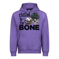 Tulip Chilled to the bone skull winter Urban Hoodie - FaDigitalArtStudio