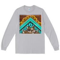 Moon Dust western  sunflower turquise gemstone  tumbler Long Sleeve Tee - BarkalooDesign