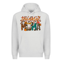 Dove Grey thankful mama sheep Premium Hoodie - RacoonDesign