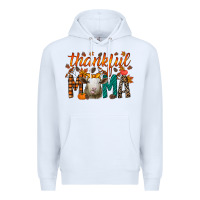 White thankful mama sheep Premium Hoodie - RacoonDesign