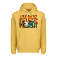 Antique Gold thankful mama sheep Premium Hoodie - RacoonDesign