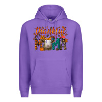 Purple thankful mama sheep Premium Hoodie - RacoonDesign
