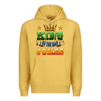 Antique Gold king of the jokes Premium Hoodie - HRA Design Shop