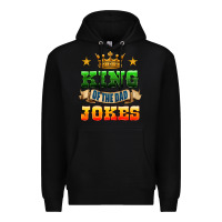 Black king of the jokes Premium Hoodie - HRA Design Shop