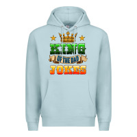 Blue Mist king of the jokes Premium Hoodie - HRA Design Shop
