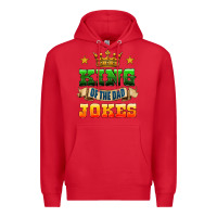 Red king of the jokes Premium Hoodie - HRA Design Shop