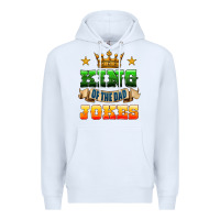 White king of the jokes Premium Hoodie - HRA Design Shop