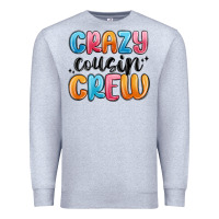 Heather Grey crazy cousin crew Premium Sweatshirt - MaliasSmallBusiness
