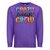 Purple crazy cousin crew Premium Sweatshirt - MaliasSmallBusiness