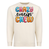 Sandshell crazy cousin crew Premium Sweatshirt - MaliasSmallBusiness