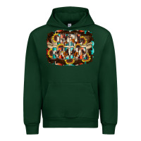 Forest Green girl mama Urban Hoodie - RacoonDesign