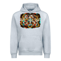 Heather Grey girl mama Urban Hoodie - RacoonDesign