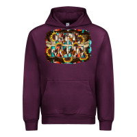 Mauve Wine girl mama Urban Hoodie - RacoonDesign