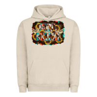 Pigment French Oak girl mama Urban Hoodie - RacoonDesign
