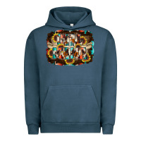 Pigment Midnight Navy girl mama Urban Hoodie - RacoonDesign