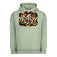 Pigment Oil Green girl mama Urban Hoodie - RacoonDesign